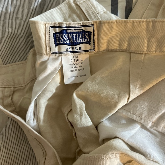 Essentials high waisted khaki pants - Picture 3 of 3